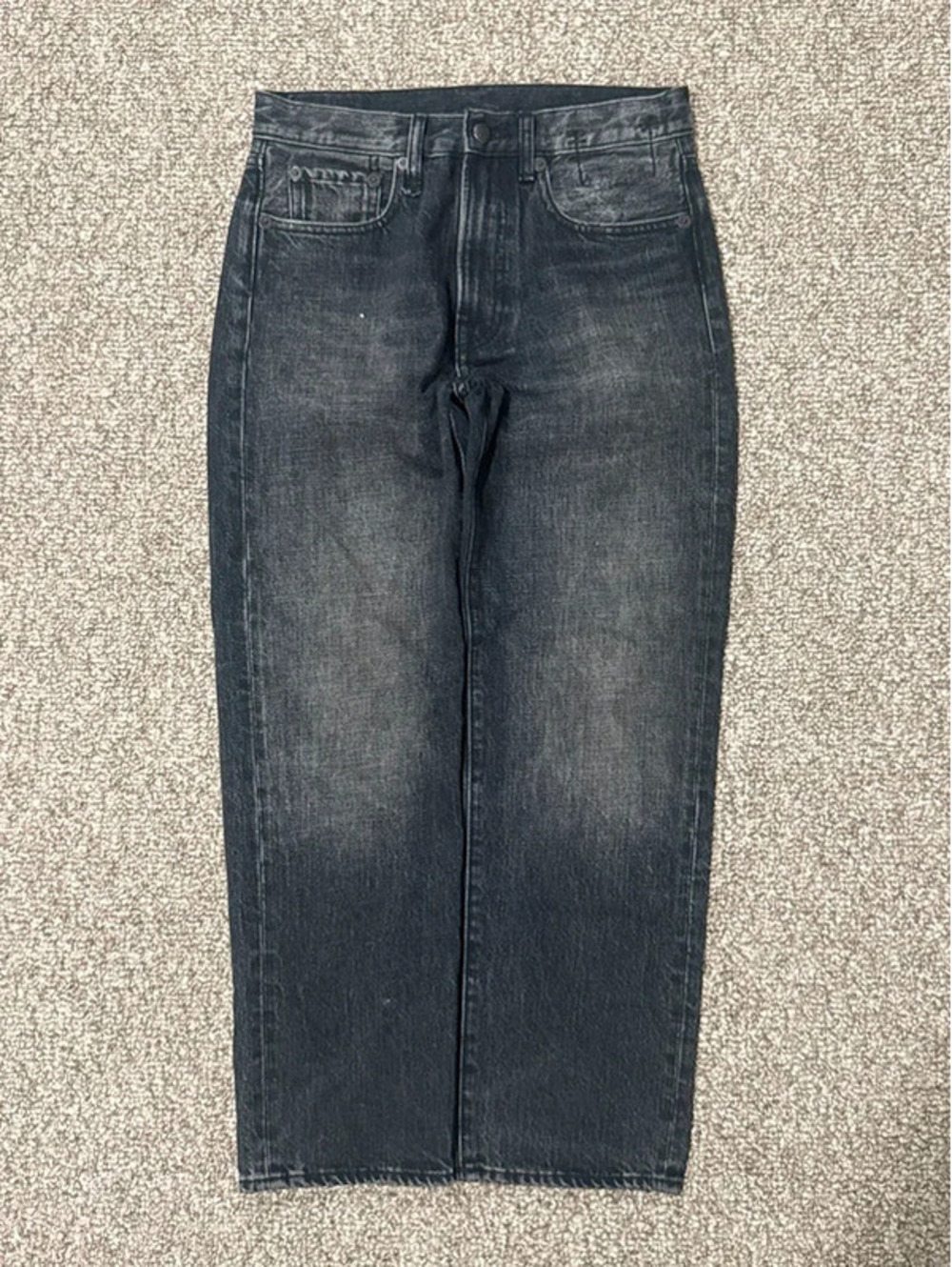 R13 washed black jeans size 24